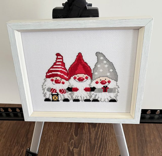 Happy Gnomes Cross Stitch