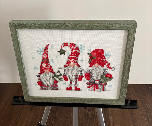 Christmas Gnomes Cross Stitch
