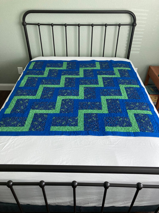 Zig Zag I Handmade Quilt