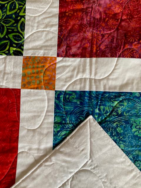 Super Simple Squares Handmade Quilt