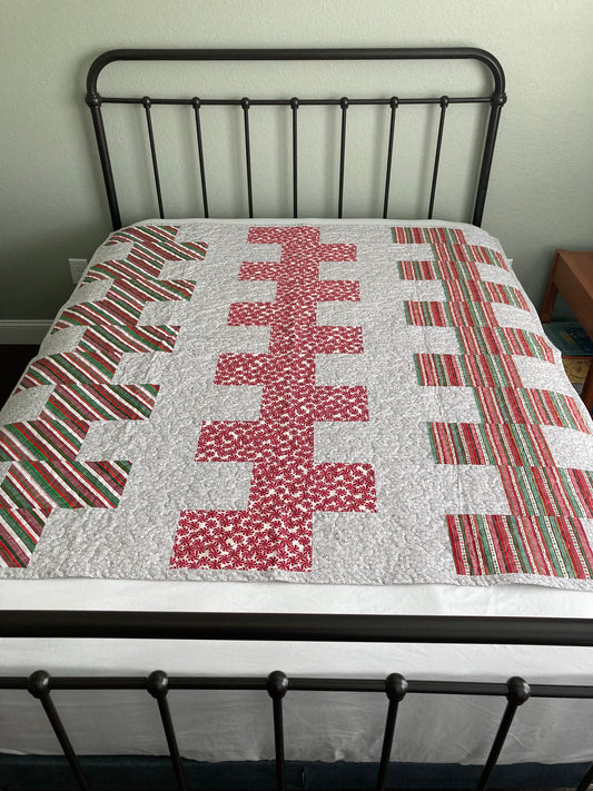 Zip It IX Christmas Handmade Quilt