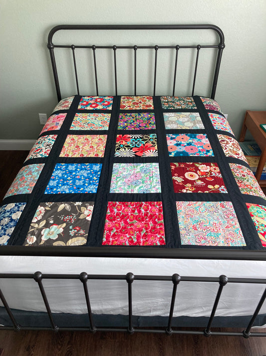 Big and Bold Handmade Quilt