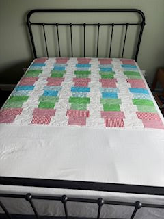 Stacked Stripes Handmade Quilt