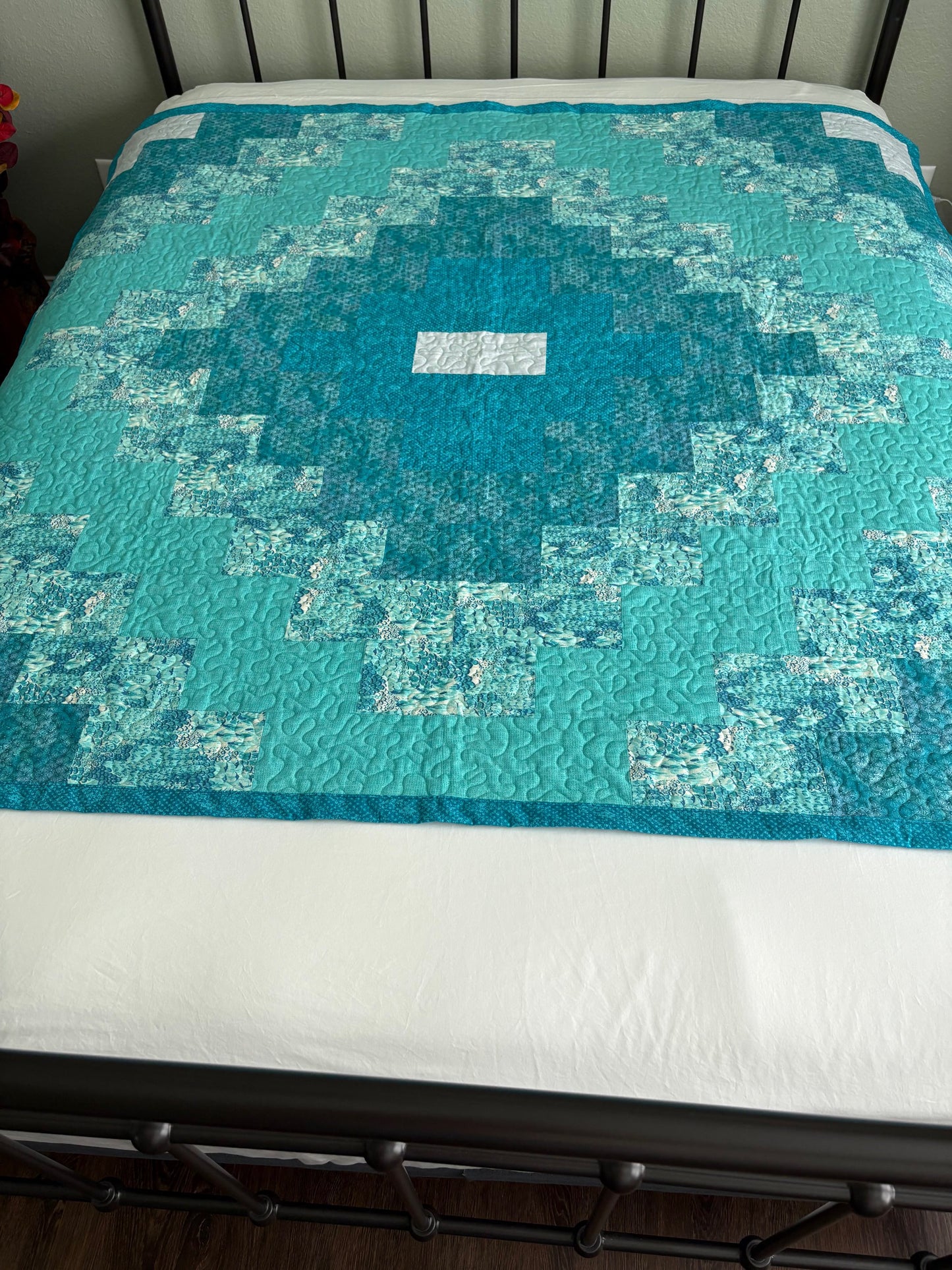 Diamonds and Diamonds IV Handmade Quilt