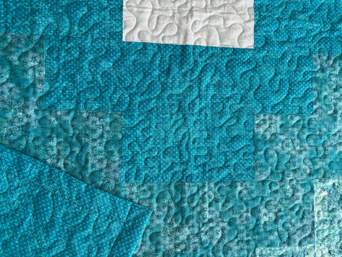 Diamonds and Diamonds IV Handmade Quilt
