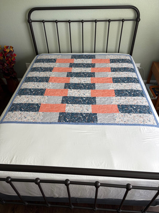 Mixed Florals Handmade Quilt
