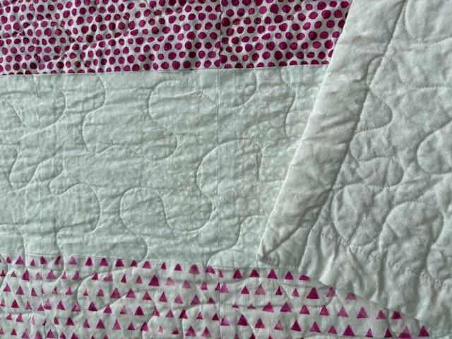 Square Rings II Child Handmade Quilt