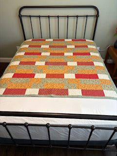 Fall Florals Handmade Quilt
