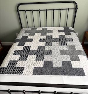 Puzzle Pieces III Handmade Quilt