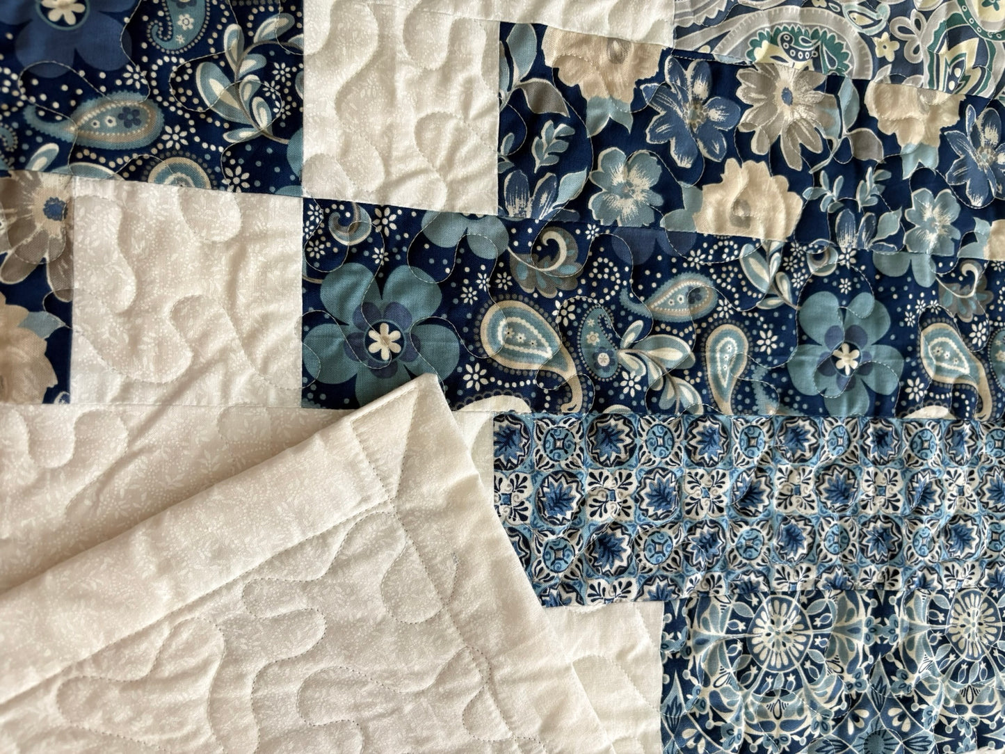 Courthouse Steps II Handmade Quilt