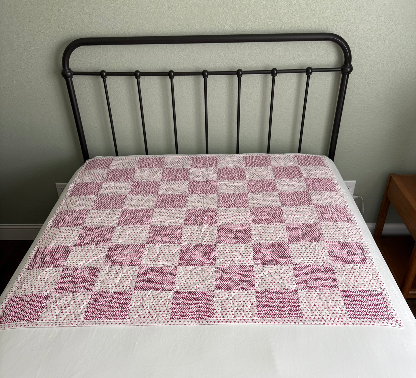 Raspberry Delight Handmade Quilt