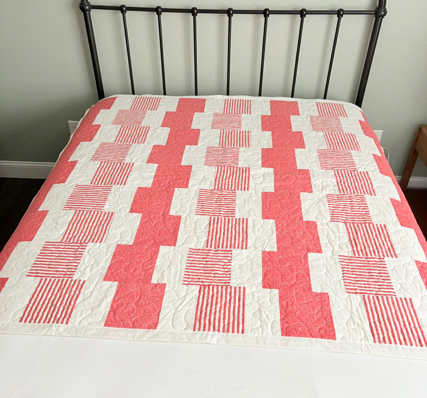 Orange Combo Delight Handmade Quilt