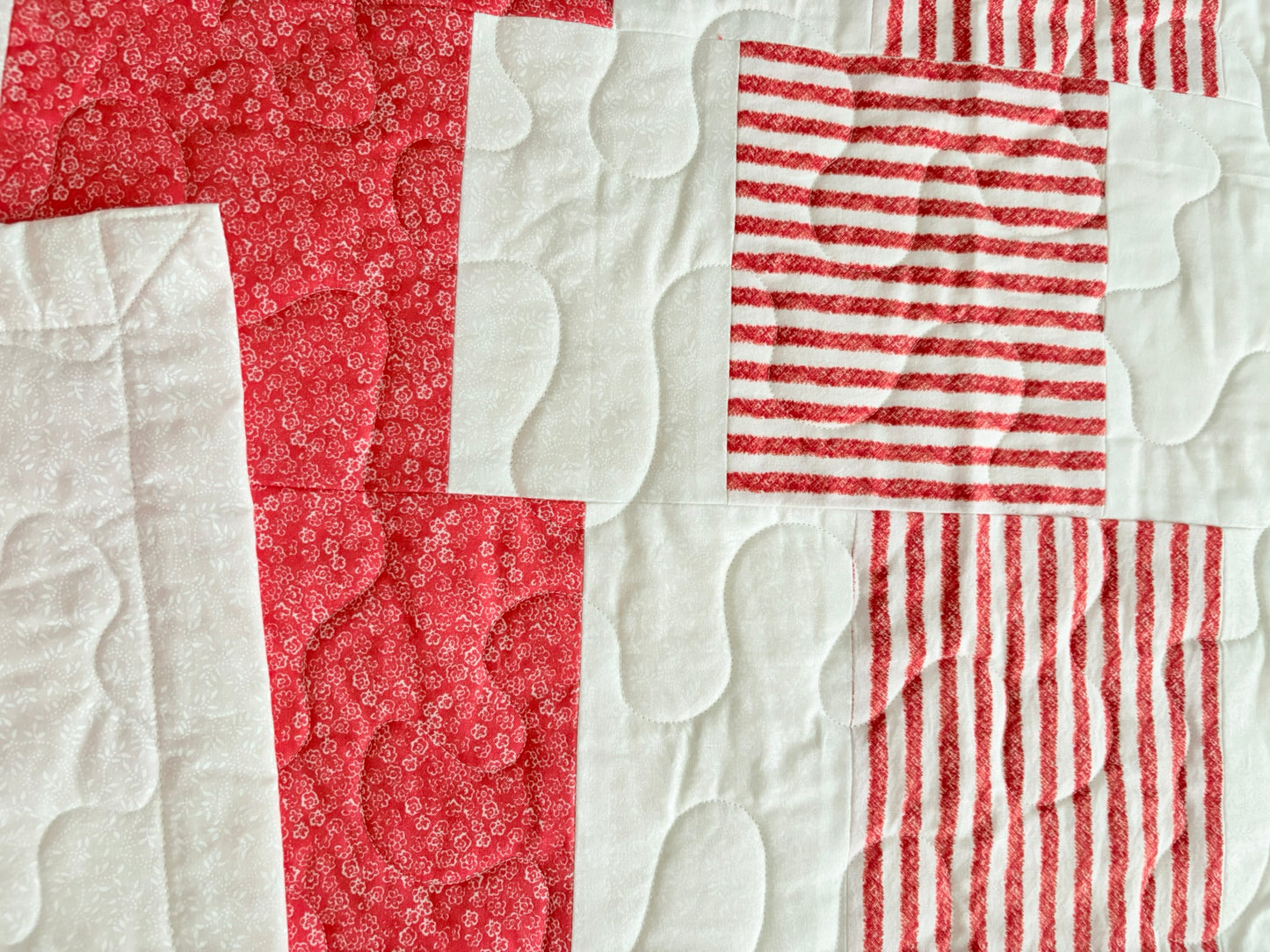 Orange Combo Delight Handmade Quilt