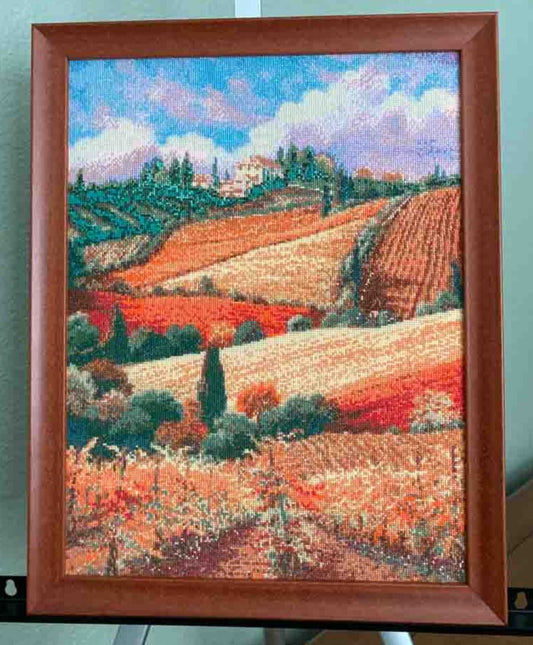 Tuscany Scene Cross Stitch