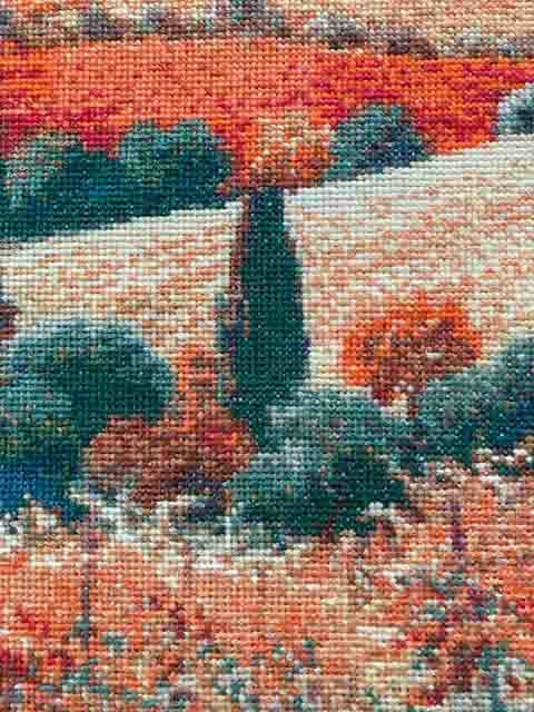 Tuscany Scene Cross Stitch